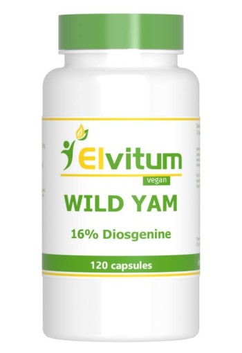 Elvitaal/elvitum Wild Yam 100mg 16% diosgenine (120 Vegetarische capsules)