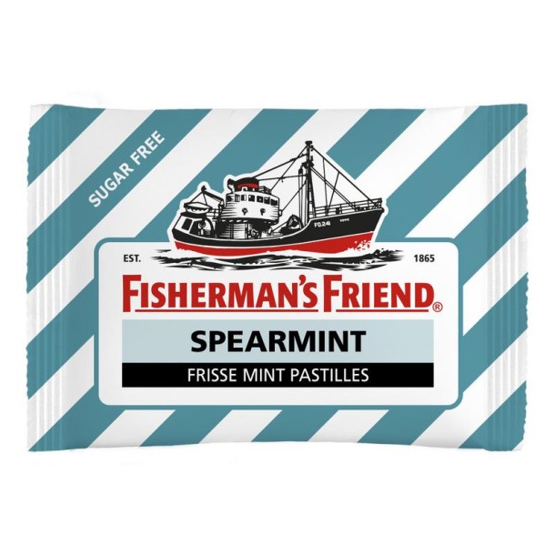 Fishermansfriend Spearmint suikervrij (25 Gram)