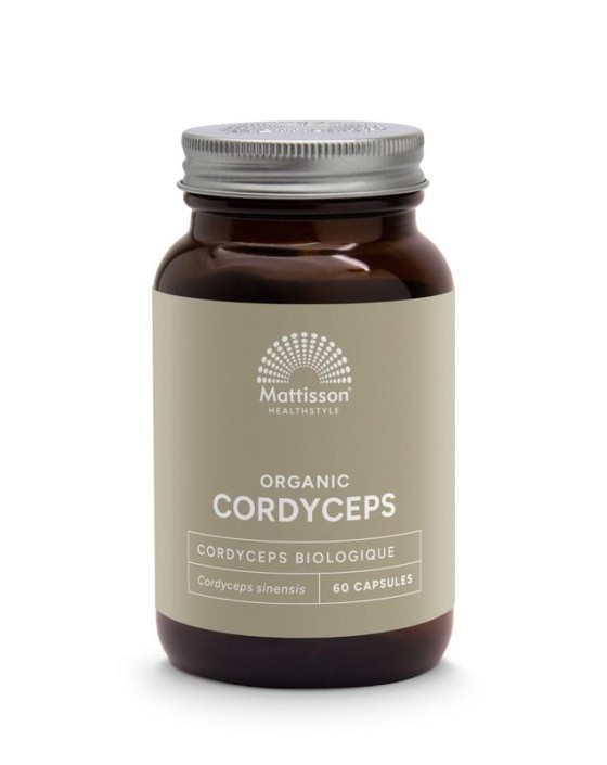 Mattisson Cordyceps 525mg - cordyceps sinensis bio (60 Vegetarische capsules)