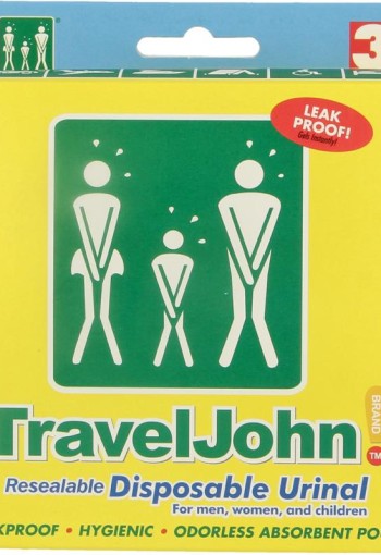 Able 2 Travel john (3 Stuks)