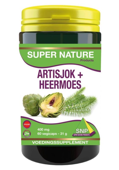 SNP Artisjok en heermoes puur (60 Vegetarische capsules)