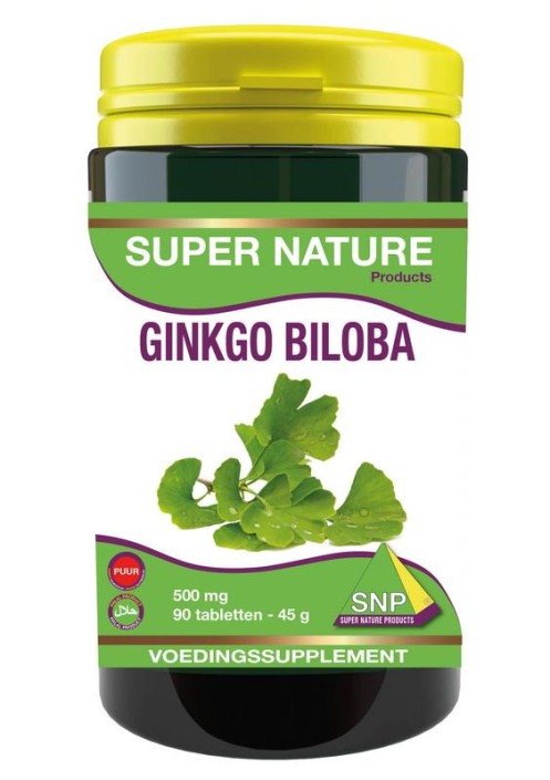 SNP Ginkgo biloba 500 mg puur (90 Tabletten)