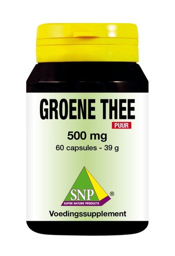 SNP Groene thee 500 mg puur (60 Vegetarische capsules)