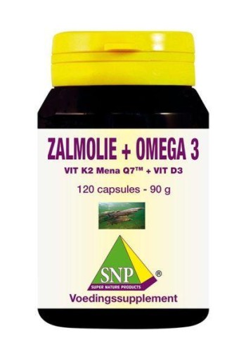 SNP Zalmolie & vit. K2 mena Q7 & vit. D3 & vit. E (120 Capsules)