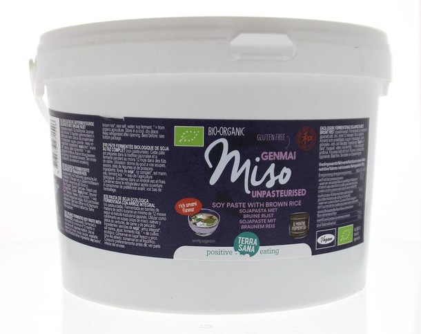 Terrasana Genmai miso ongepasteuriseerd emmer bio (2500 Gram)