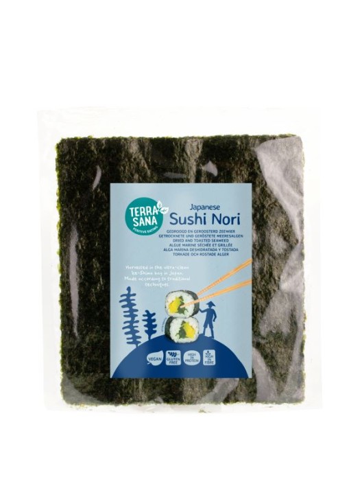 Terrasana Sushi nori geroosterd (17 Gram)