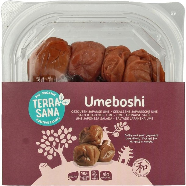 Terrasana Umeboshi gezoute japanse abrikozen bio (150 Gram)