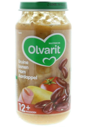 Olvarit Bruine Bonen Ham Aardappel 12m02 250g