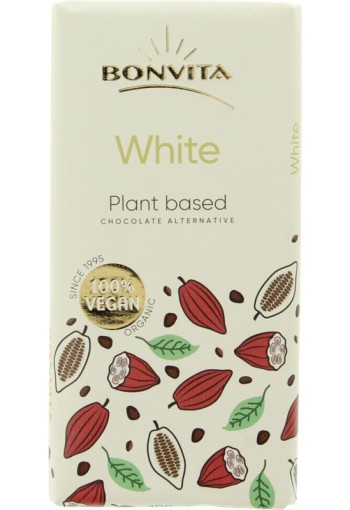 Bonvita Rijstmelk chocolade wit bio (100 Gram)