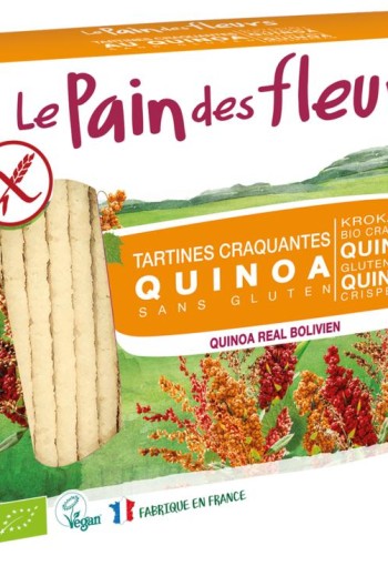 Pain Des Fleurs Quinoa crackers bio (150 Gram)