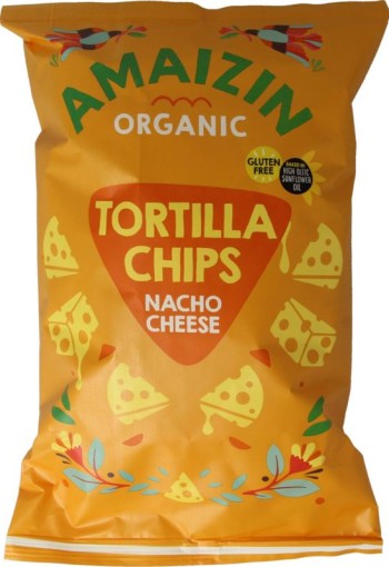 Amaizin Corn chips nacho bio (150 Gram)