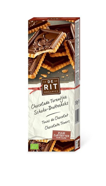 De Rit Chocolade torentje bio (150 Gram)