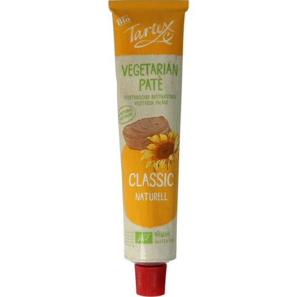 Tartex Tube vegetarische pate classic bio (200 Gram)