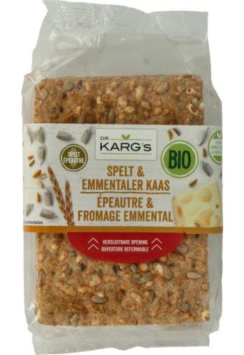 Dr Karg Spelt met emmenthaler bio (200 Gram)