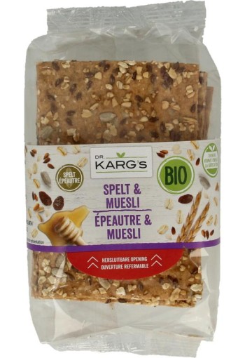 Dr Karg Spelt met muesli bio (200 Gram)