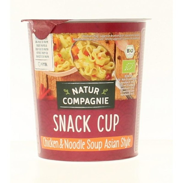 Natur Compagnie Cupnoodles kip bio (55 Gram)