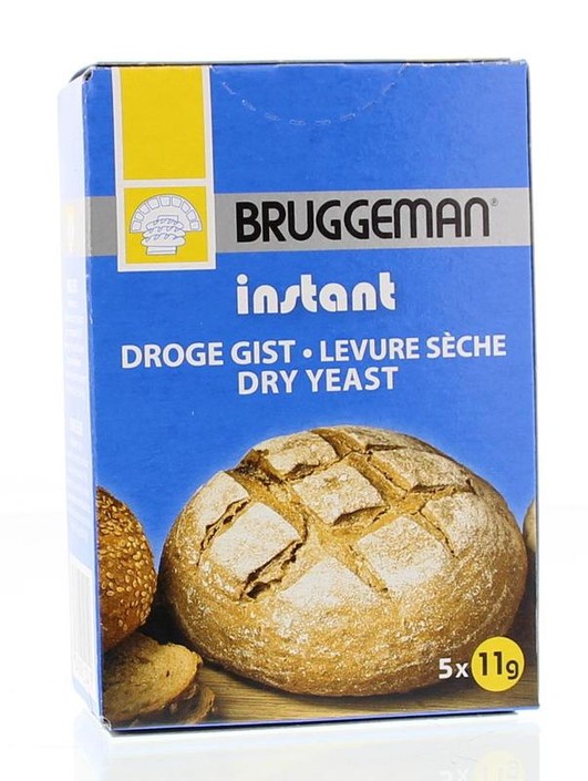 Bruggeman Instant gist (5 x 11 gram) (55 Gram)