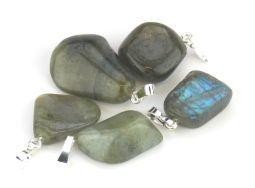 Steengoed Labradoriet hanger (5 Stuks)