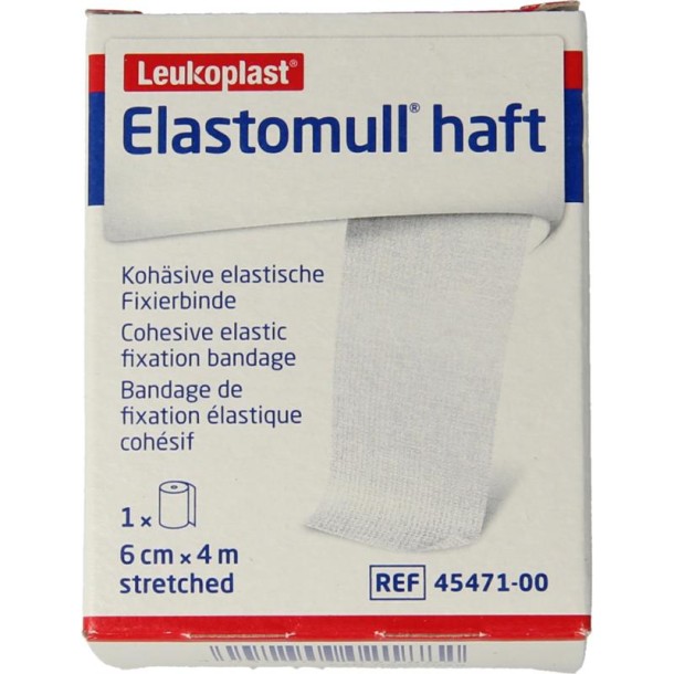 Elastomull Fixatiewindsel haft 4m x 6cm (1 Stuks)