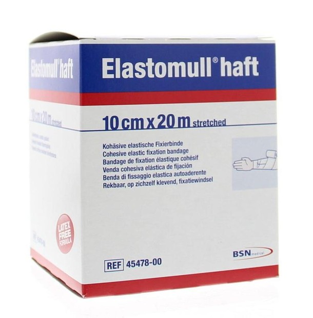 Elastomull Fixatiewindsel haft 20m x 10cm 45478 (1 Stuks)