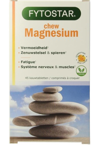 Fytostar Magnesium chew kauwtabletten (45 Kauwtabletten)