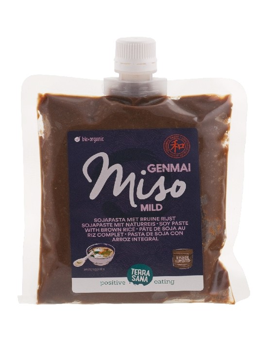 Terrasana Genmai miso eko met schroefdop bio (345 Gram)