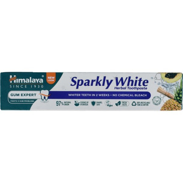 Himalaya Sparkly white kruiden tandpasta (75 Milliliter)