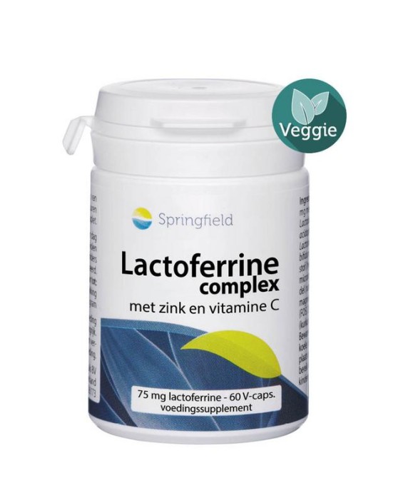 Springfield Lactoferrine 75 mg (60 Vegetarische capsules)