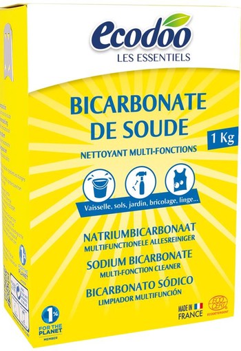 Ecodoo Zuiveringszout natriumbicarbonaat eco (1 Kilogram)