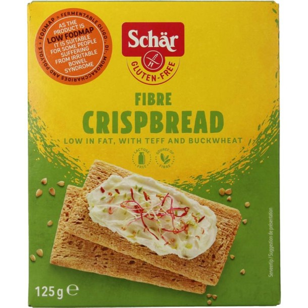 Dr Schar Fibre Crispbread (125 Gram)