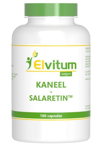Elvitaal/elvitum Kaneel met salaretin (180 Vegetarische capsules)