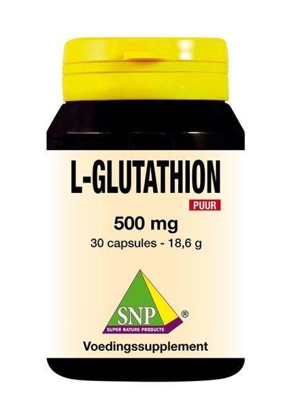 SNP L-Glutathion 500 mg puur (30 Capsules)