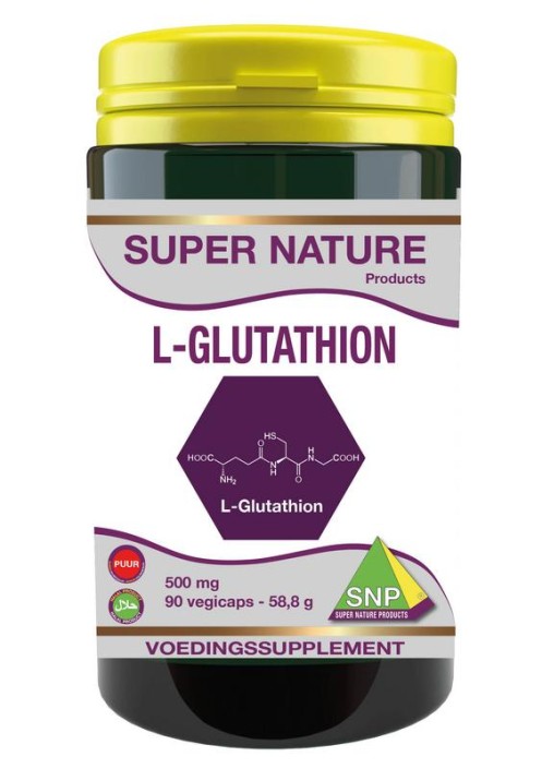 SNP L-Glutathion 500mg puur (90 Capsules)