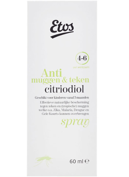 Etos Spray te­gen mug­gen en te­ken 60 ml