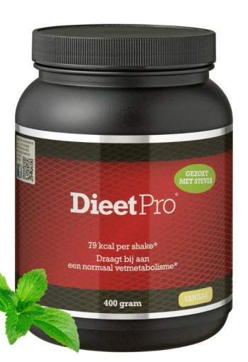 Dieet Pro Stevia vanille (400 Gram)