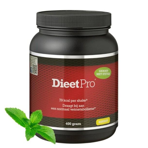 Dieet Pro Stevia banaan (400 Gram)