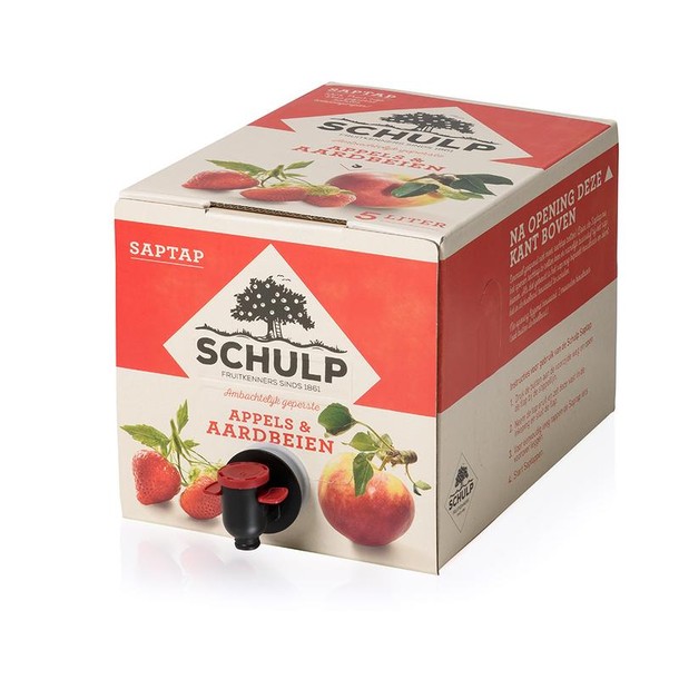 Schulp Appel-aardbei saptap (5 Liter)