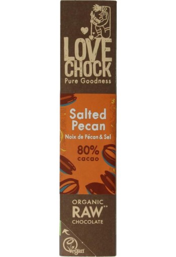 Lovechock Salted pecan bio (40 Gram)