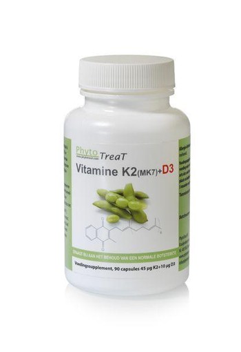 Phytotreat Vitamine K2 MK7 + D3 (90 Capsules)