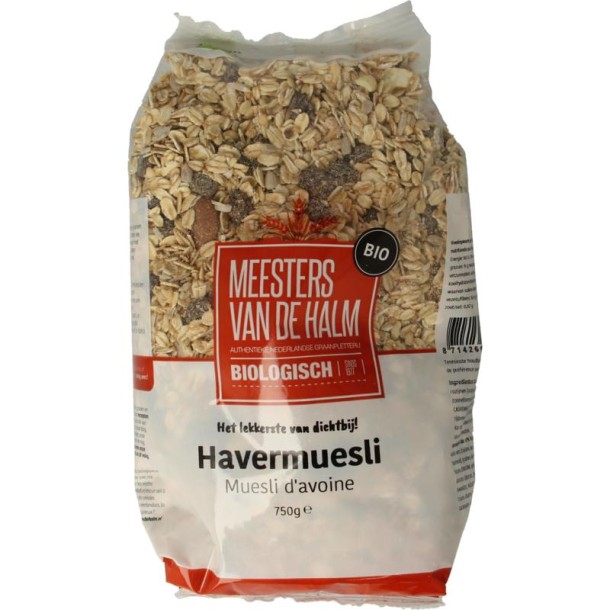 De Halm Havermuesli bio (750 Gram)