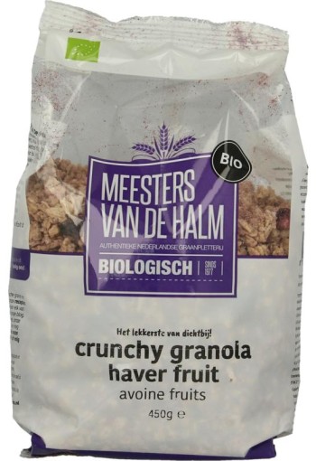 De Halm Haver crunchy fruit bio (450 Gram)