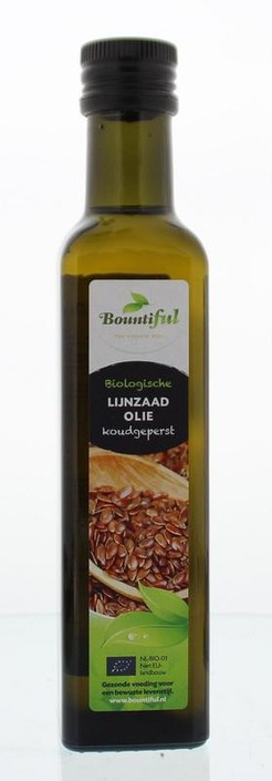 Bountiful Lijnzaadolie bio (250 Milliliter)