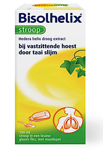 Bisolvon / Bisol­he­lix Stroop bij vast­zit­ten­de hoest  100 ml