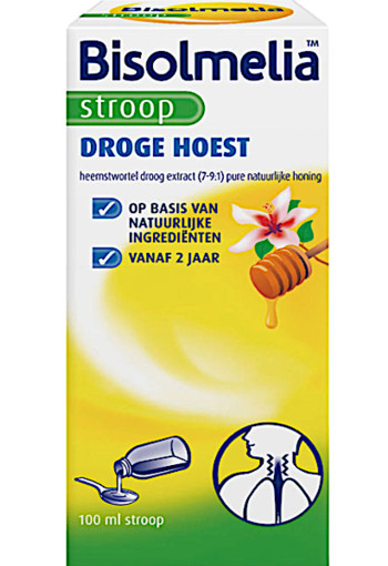 Bisolvon / Bisol­me­lia Stroop voor dro­ge hoest 100 ml