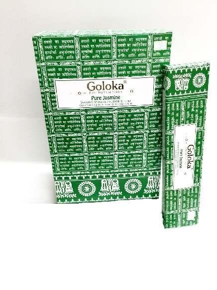 Goloka Wierook pure jasmin (15 Gram)