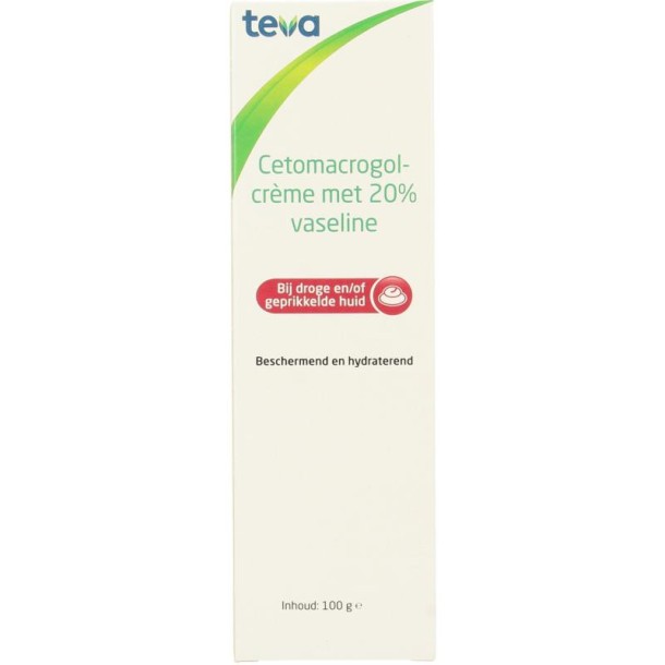 Teva Cetomacrogolcreme 20% vaseline (100 Gram)