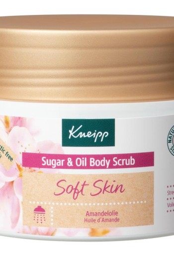 Kneipp Soft skin sugar & oil body scrub amandelolie (220 Gram)