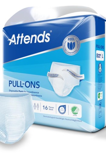 Attends Pull-ons 8 maat L (16 Stuks)