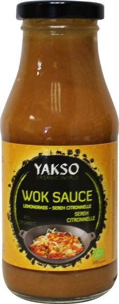 Yakso Woksaus kokos citroengras bio (240 Milliliter)