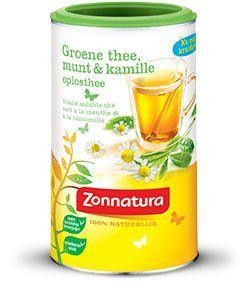 Zonnatura Groene oplosthee pepermunt/kamille (200 Gram)